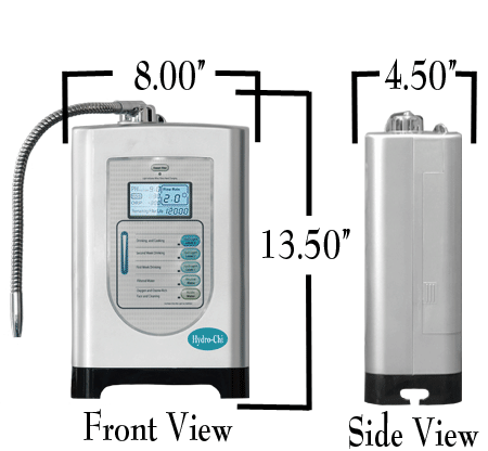 frount and side view of hydro-chi