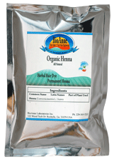 Pure organic henna in a bag